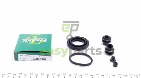 Ремкомплект супорта (заднього) Nissan Leaf 10- (d=38mm) (Akebono) FRENKIT 238089