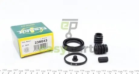 Ремкомплект супорта (заднього) Toyota Avensis/Corolla 03-09d=38mm) (Bosch) FRENKIT 238043