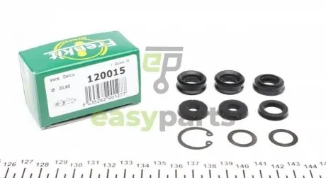 Ремкомплект циліндра гальмівного (головного) Opel Kadett 84-89 (d=20,6mm) Delc FRENKIT 120015