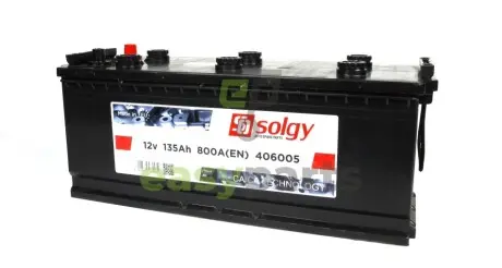 Акумуляторна батарея 135Ah/800A (511x190x217/+L) Solgy 406005