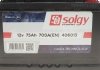 Акумуляторна батарея 75Ah/700A (278x175x190/+R) Solgy 406013 (фото 2)