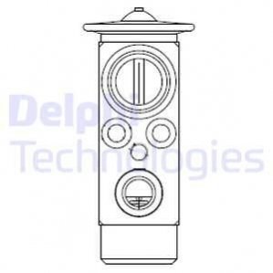 Розширювальний клапан кондицiонера Delphi CB1024V