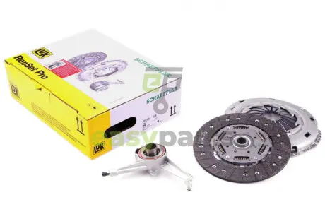 Комплект зчеплення VW T4 2.5TDI, 111kw, 98-03, d=240mm, AHY, AXG з вижимним LuK 624 2410 33