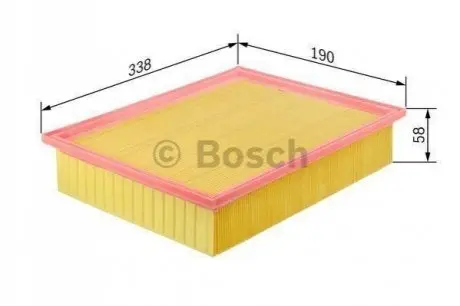 Фото воздушный фильтр mb w210 2.0-5.0 BOSCH 0986626832 Воздушный фильтр mb w210 2.0-5.0 BOSCH 0986626832