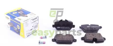 Колодки гальмівні (задні) BMW 1 (E81/E82/E87)/3 (E90/E91/E92/E93) 04-13 ICER 181664-700