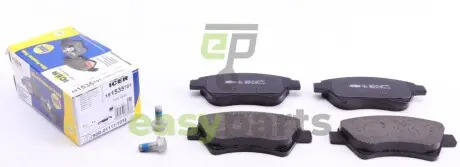 Колодки гальмівні (передні) Renault Kangoo 01-/Megane II 02-/Scenic II/III/Grand Scenic II 03- ICER 181535-701