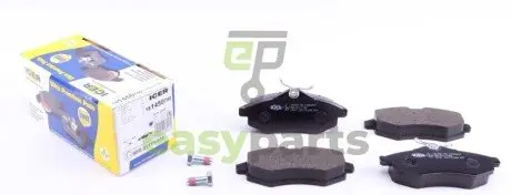 Колодки гальмівні (передні) Citroen C2 03-12/Citroen С3 02- ICER 181450-700