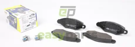 Колодки гальмівні (передні) Renault Kangoo 97-/Nissan Kubistar 03- ICER 181217-702