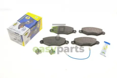 Колодки гальмівні (передні) Renault Kangoo 97-/Nissan Kubistar 03- (+датчик) ICER 181217-203