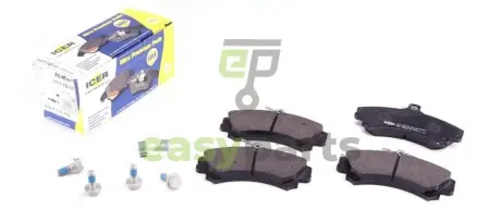 Колодки гальмівні (передні) Mitsubishi Colt 04-12/Carisma/Space Star/Volvo S40/V40 95-06/Smart 04- ICER 181118-700