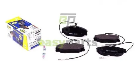 Колодки гальмівні (передні) Citroen Xsara 98-05/Peugeot 306 96-01/406 95-04/607 00-11 (+датчики) ICER 181108-700