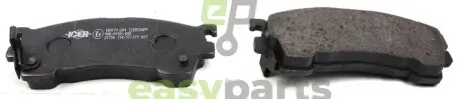 Колодки гальмівні (передні) Mazda 626 IV/V 91-02/MX-6 92-97/Ford USA Probe 93-98 ICER 180971-204