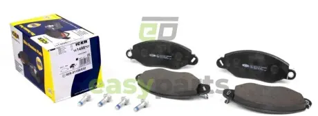 Колодки гальмівні (передні) Ford Transit 00-06 (FWD) ICER 141498-701