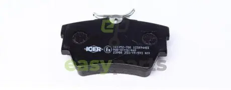 Колодки гальмівні (задні) VW T4 96-03 (+датчики) ICER 141352-700