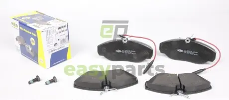 Колодки гальмівні (передні) Citroen Jumper/Fiat Ducato/Peugeot Boxer 94-02 (+датчики L=200mm) ICER 141053-700