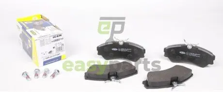 Колодки гальмівні (передні) VW T4 90-03 ICER 140880-700