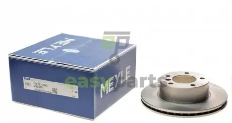 Диск гальмівний (передній) BMW 1 (E81/E87) 04-11 (284x22) MEYLE 315 521 3062