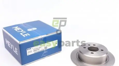 Диск гальмівний (задній) BMW 3 (E30) 82-94 (258x10) MEYLE 315 523 3001