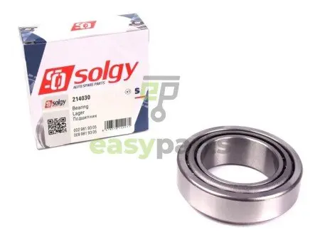 Підшипник (55x90x27) Solgy 214030