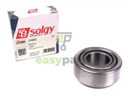Підшипник (25x52x22) Solgy 214032