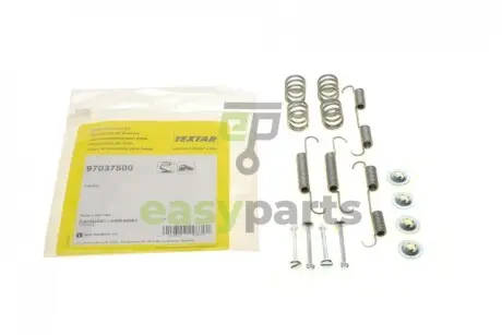 Комплект пружинок колодок ручника Porsche Cayenne 10-/Nissan Pathfinder/Murano 03- TEXTAR 97037500
