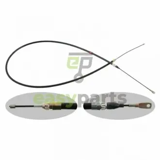 Трос ручного тормоза задний 2530mm МВ 124 85- FEBI BILSTEIN 01667