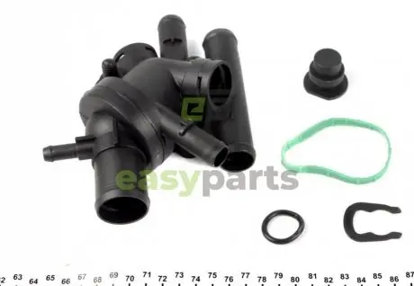 Корпус термостата Renault Megane 1.9D 96-03 (+ к-кт прокладок) IMPERGOM 90159