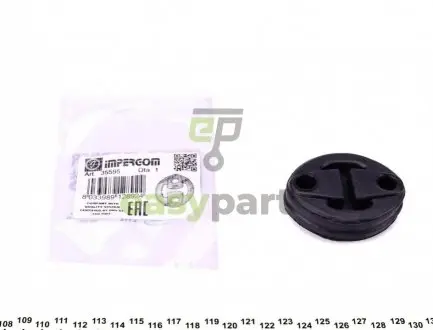 Гумка глушника Ford Transit 2.2/2.4TDCi/2.5DI 94-14 IMPERGOM 35595