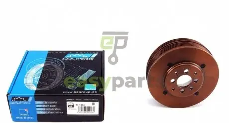 Шків колінвалу Audi A4/VW Passat 1.9TDI 95-01 (4PK/5PK) IJS GROUP 17-1044