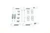 Комплект пружинок колодок ручника Chevrolet Lacetti/Nubira 1.4-2.0D 05- (170x26) (Sumitomo) FRENKIT 950025 (фото 1)