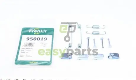 Комплект пружинок колодок ручника Hyundai Santa Fe 06- FRENKIT 950019