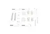 Комплект пружинок колодок ручника Hyundai Accent 05-12 (Mando)(178x32) FRENKIT 950008 (фото 1)