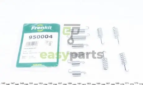 Комплект пружинок колодок ручника MB Sprіnter 906, 515 (спарка) (172x42) (Ate) FRENKIT 950004