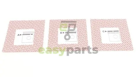Кільця поршневі MB Sprinter OM642 (83.50mm/+0.5) (2-2-2) MAHLE / KNECHT 005 23 N2 (фото 1)