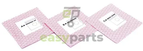 Кільця поршневі Fiat Ducato 1.9TD 89-02 (82.60mm/STD) (3-2-3) MAHLE / KNECHT 009 25 N0