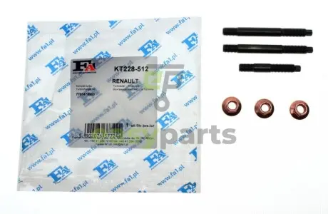 Комплект прокладок турбіни Renault Megane III/Scenic III 1.9 dCi 08- Fischer Automotive One (FA1) KT228-512