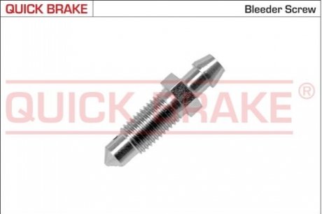 Клапан прокачки (M8x1mm) L 33,5 QUICK BRAKE 0090