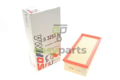 Фільтр повітряний Smart Forfour 1.1-1.5 i 04-06/Mitsubishi Colt 1.1-1.5 i 04-12 SOFIMA S 3253 A