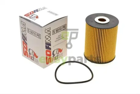 Фільтр масляний Aud A8 3.7 98-02/VW T5 2.8 VR6 03-09 SOFIMA S 5010 PE