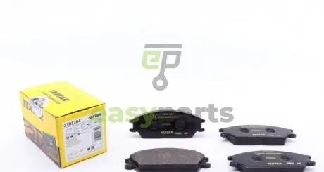 Колодки гальмівні (передні) Hyundai Getz 02-10 (Akebono) TEXTAR 2101204