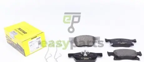 Колодки гальмівні (передні) Opel Astra K 15- (Ate-Teves) R15 TEXTAR 2234201