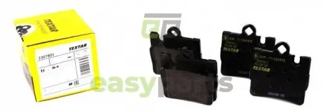 Гальмівні колодки MERCEDES S(W220,C215) "R "98-"06 TEXTAR 2307801
