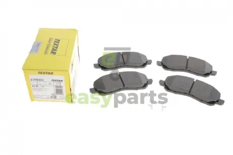 Колодки гальмівні (передні) Jeep Compass/ Patriot 06- R17'' (Akebono) TEXTAR 2358403