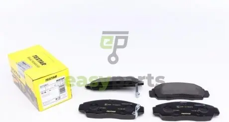 Колодки гальмівні (передні) Honda Accord/Civic 00- (Nissin) (148.8x58.5x17) R15 TEXTAR 2372901