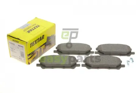 Колодки гальмівні (передні) Lexus RX 03- (Akebono) (140.8x59.3) TEXTAR 2373401