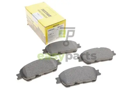 Колодки гальмівні (передні) Toyota Camry/Lexus ES 01-08 (Akebono) TEXTAR 2385501