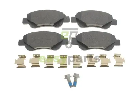 Колодки гальмівні (передні) Citroen С1/Peugeot 107/Toyota Aygo 05- (Bosch) Q+ TEXTAR 2395901