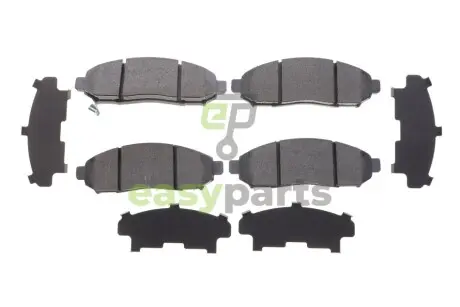 Колодки гальмівні (передні) Nissan Partfinder 04-10/NP300 04-13 (163.7x53.8x16.5) TEXTAR 2422701
