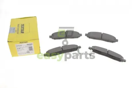 Колодки гальмівні (передні) Nissan Leaf 10-14/Navara/Pathfinder 04- (Tokico) (163.7x53.8x15.4) TEXTAR 2422704