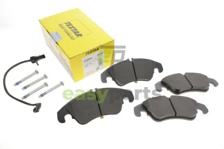 Колодки гальмівні (передні) Audi A6/A7/Q5 08- (TRW) (з датчиком) Q+ TEXTAR 2440903